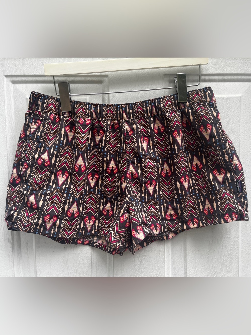 Patagonia Baggies Shorts - Tribal Print - Elastic-Waist Athletic Shorts